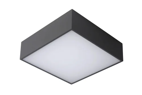 Светильник потолочный LED Roxane 27816/10/29 Lucide чёрный 1 лампа, основание чёрное в стиле современный квадраты фото 2